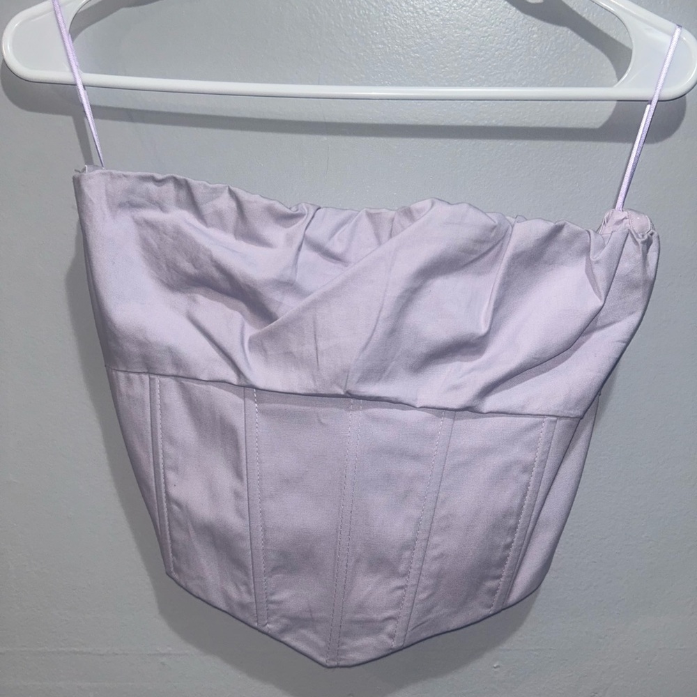 Lavender Corset Top